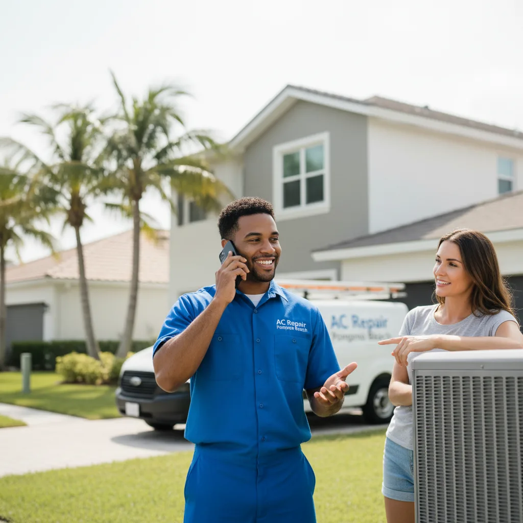 AC Repair Pompano Beach customer support in Isom